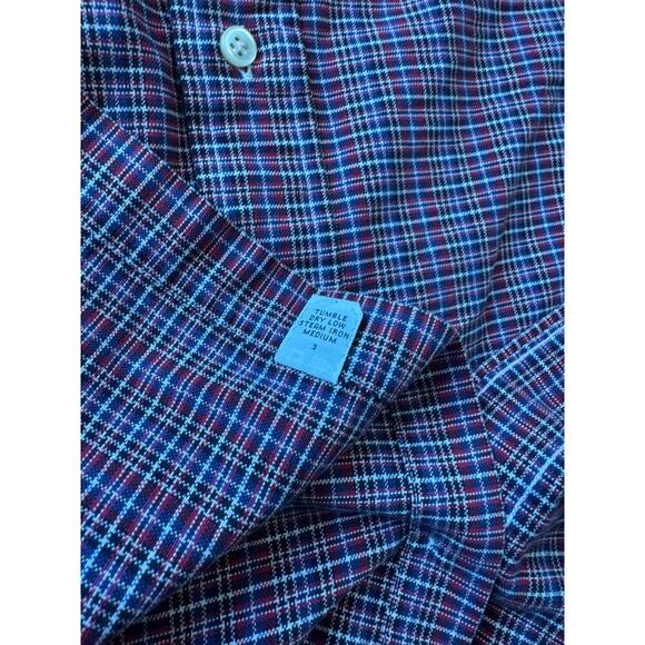 POLO by Ralph Lauren button up, long sleeve collared, size Large, light flannel - Picture 7 of 9
